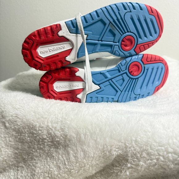 New Balance Red/Blue 550 - Picture 8 of 9
